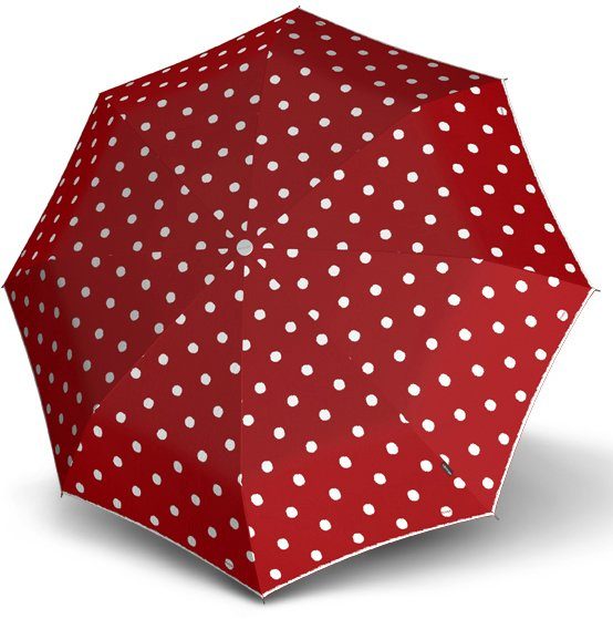 Duomatic, Dot Red Knirps® T.200 Taschenregenschirm Medium Art