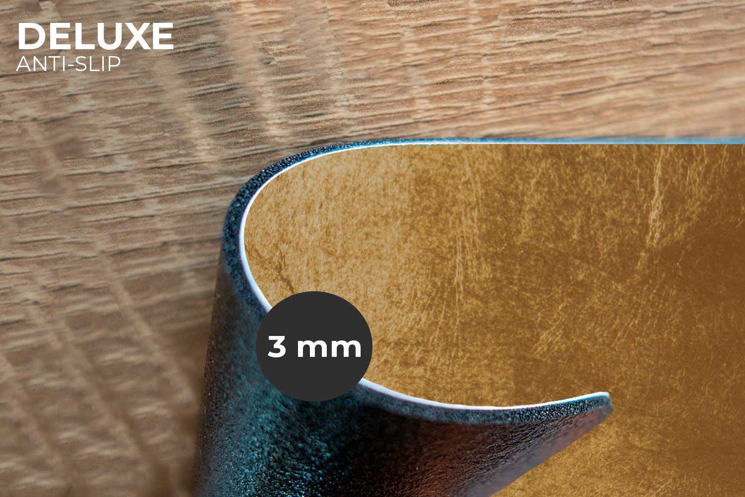 MuchoWow Platzset Licht fällt auf eine goldene Wand, (6-St), Platzsets, Tis günstig online kaufen