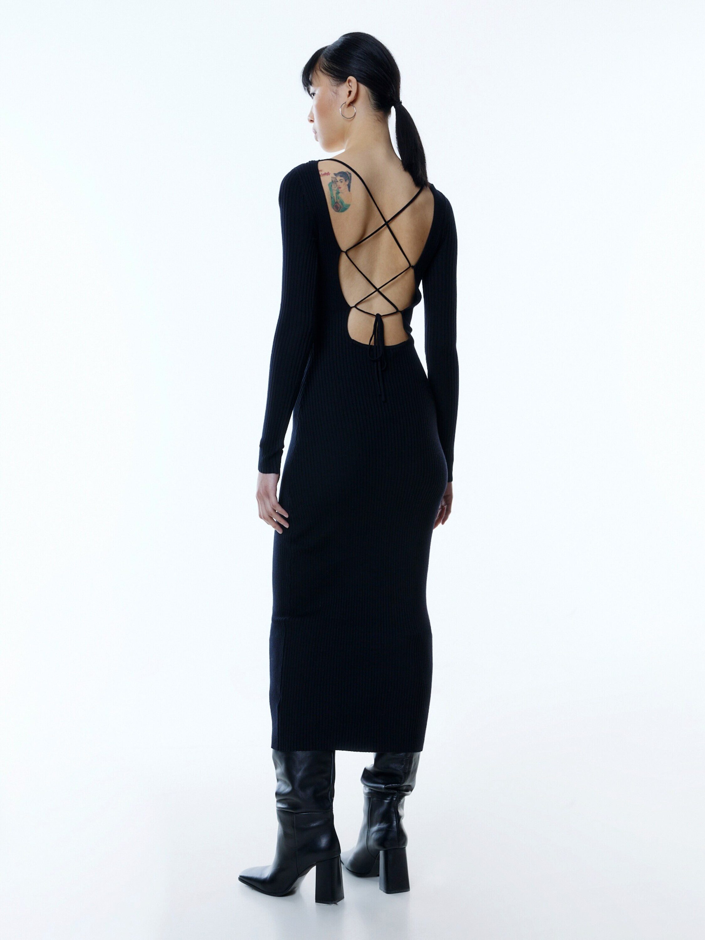 EDITED Strickkleid Oline (1-tlg) Rückenfrei
