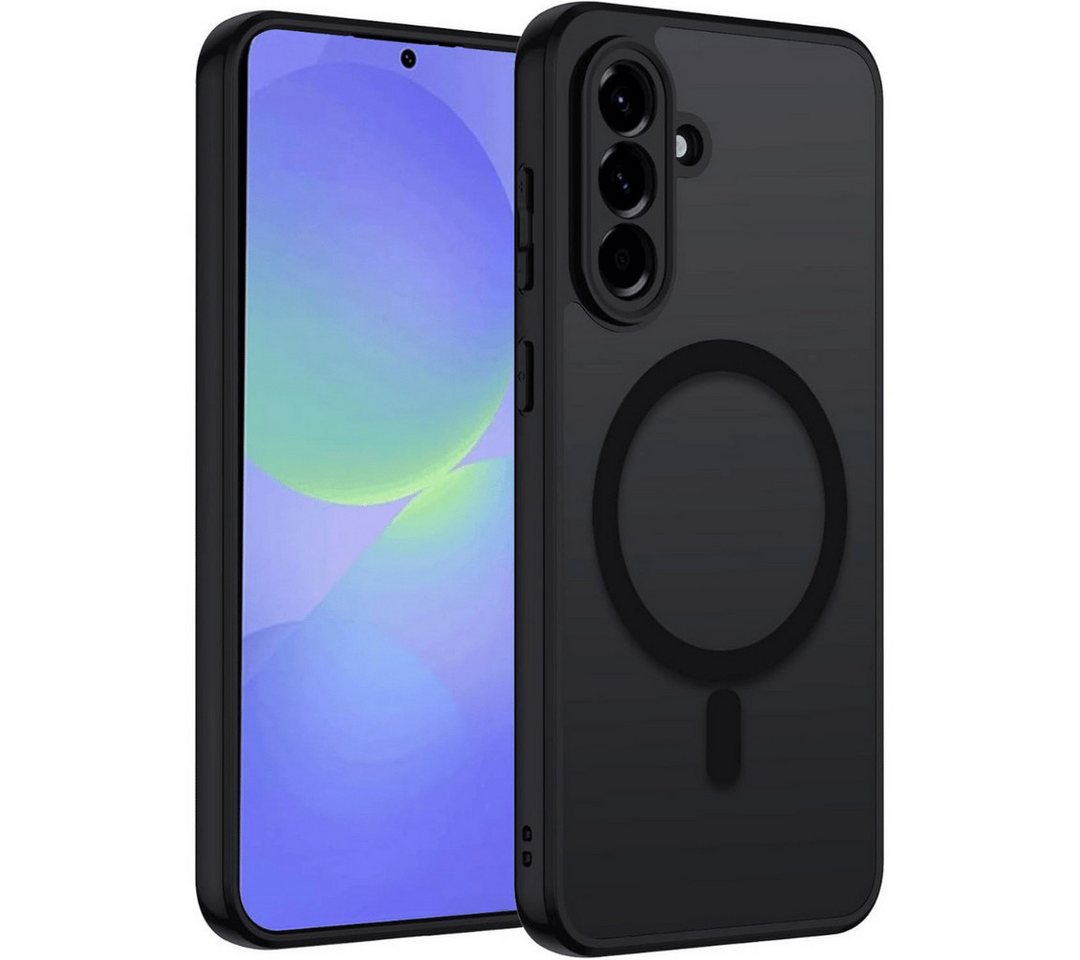 SmartUP Smartphone-Hülle für Samsung Galaxy A56 5G MagSafe Silikon Case Ultra Slim Full Cover 6,7 Zoll, MagSafe-Technologie
