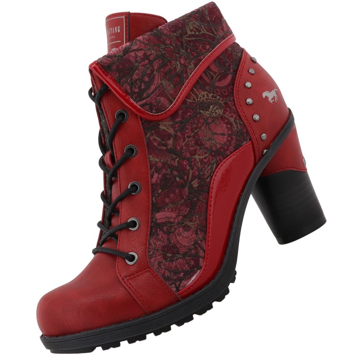 Mustang Shoes 15M0162011-red-multi Stiefelette günstig online kaufen