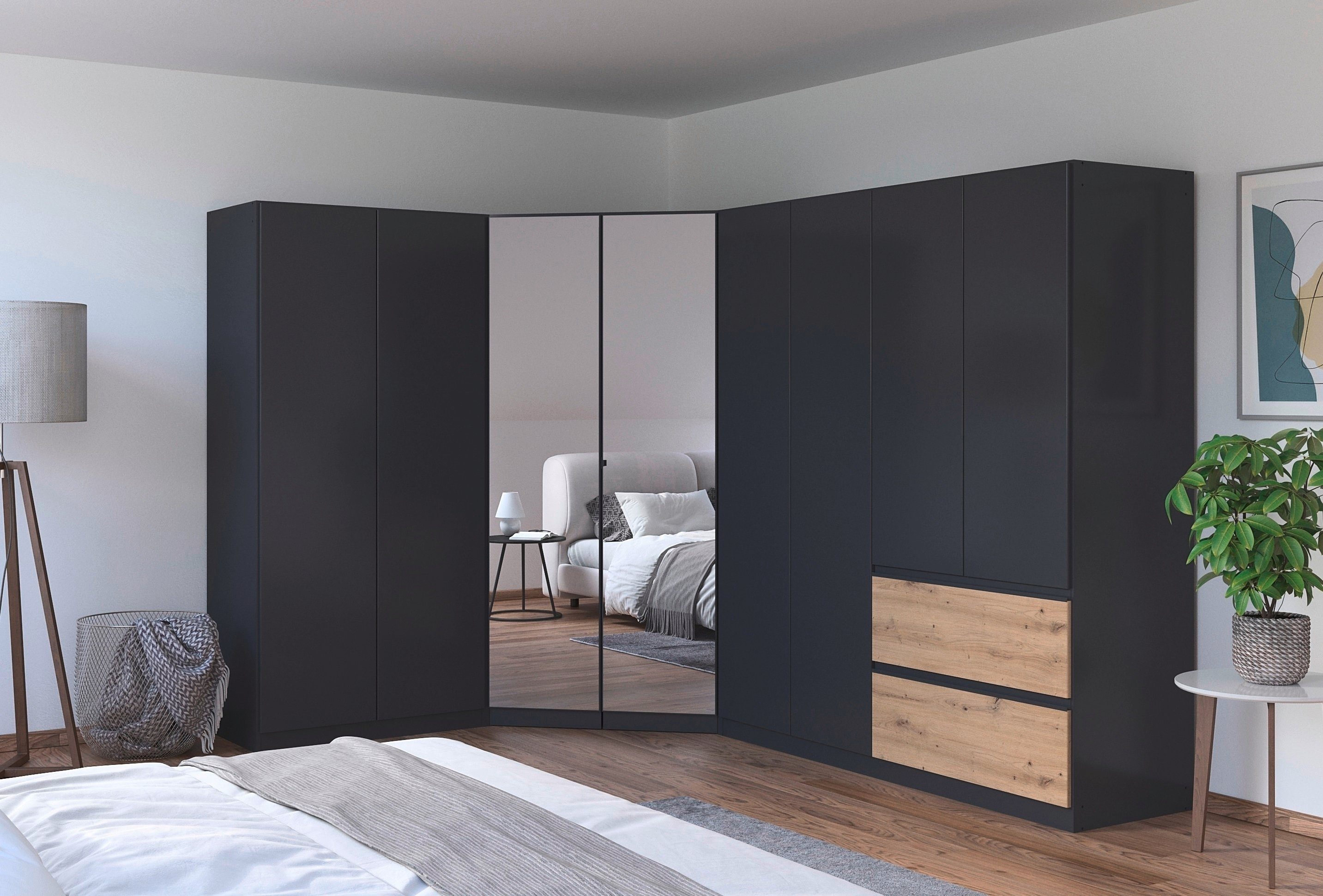 rauch Schrank-Set Kleiderschrank Schrank Garderobe Wäscheschrank COSTA Größ günstig online kaufen