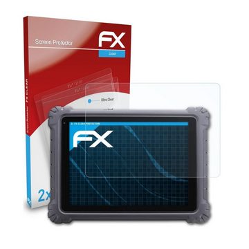 atFoliX Schutzfolie Displayschutz für Autel MaxiSys ULTRA, (2 Folien), Ultraklar und hartbeschichtet