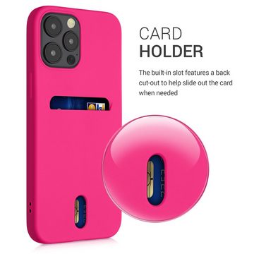 kwmobile Handyhülle Hülle für Apple iPhone 12 / 12 Pro, Handy Schutzhülle Cover Case mit Kartenfach