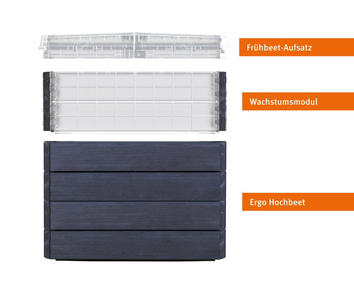 Thumbnail - GARANTIA Hochbeet ERGO QUADRO TurboPlus M 85 Hochbeet