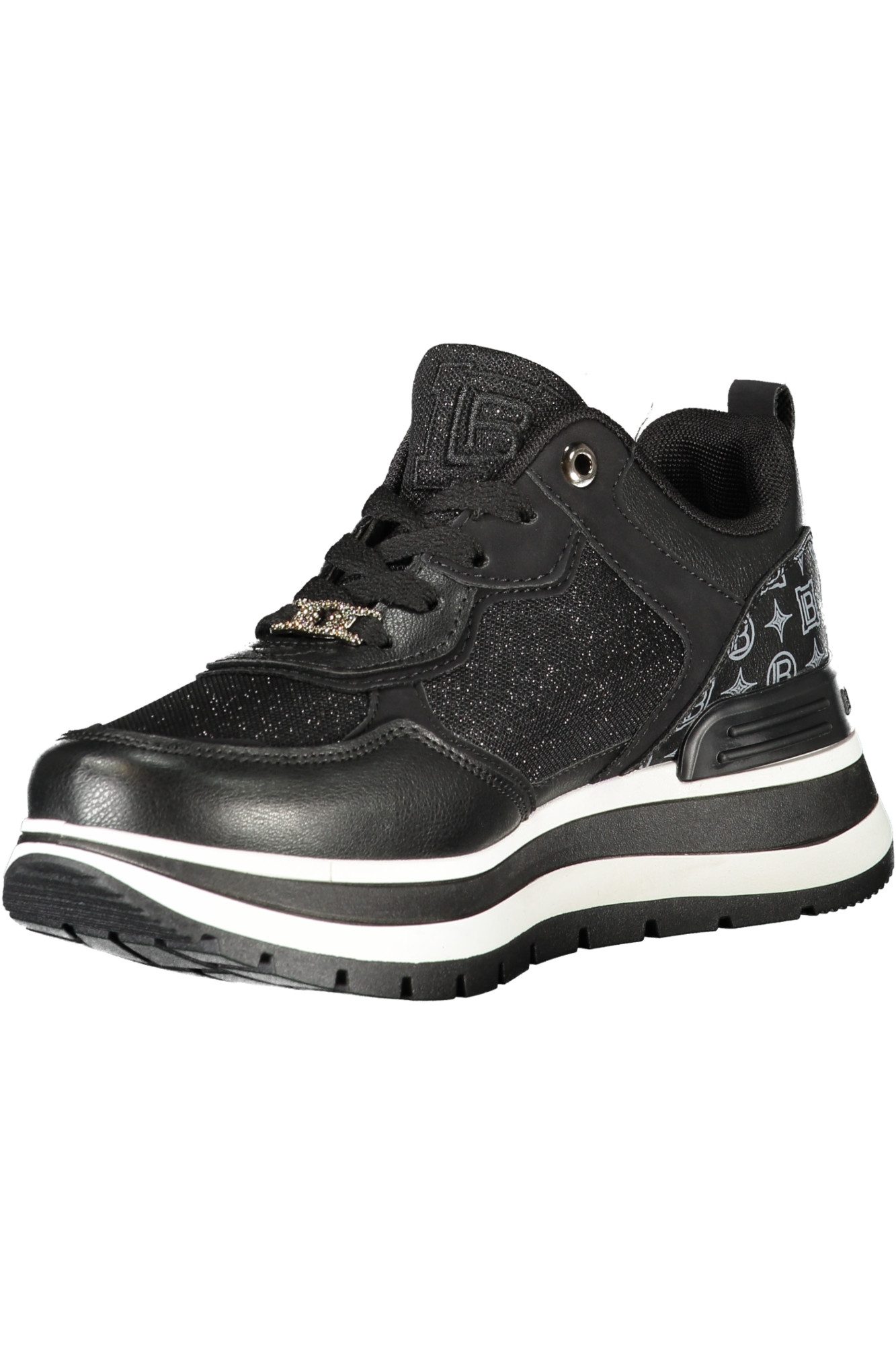 Laura Biagiotti Sneaker Damen-Sportschuh in Schwarz mit Kontrasten und