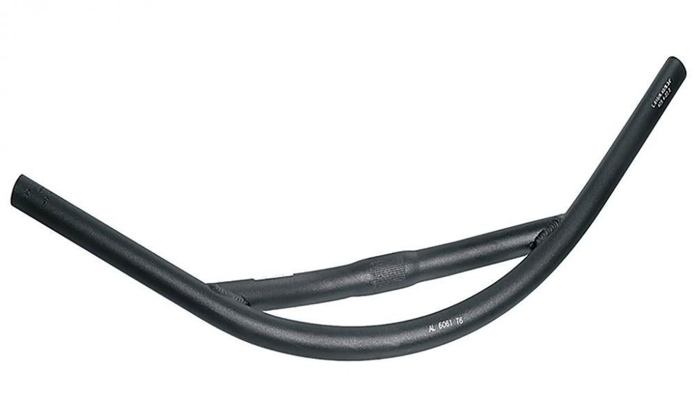 Ergotec Fahrradlenker Ergotec Lenkerbügel H-Bar Space Alu Ø 25,4 mm 630 mm schwarz 34°