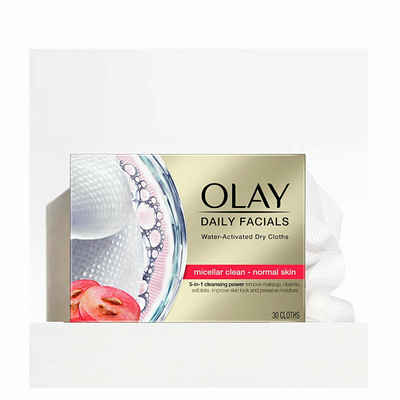 Olay Make-up-Entferner »Olay Daily Facials Cloths Micellar Clean - Normal Skin 30 Stück«