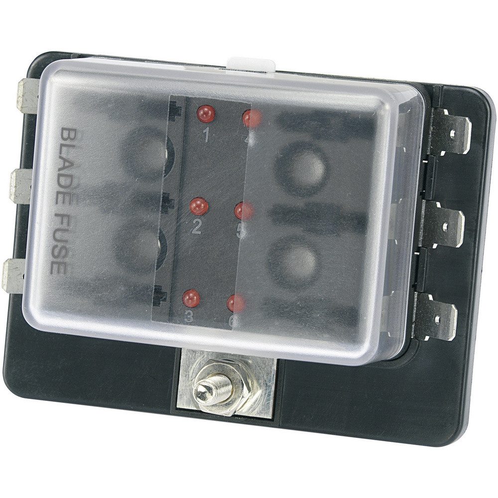 TRU COMPONENTS Sicherungshalter TRU COMPONENTS TC-R3-76-01-3L106 KFZ-Sicherungshalter mit Statusanzeig, (TC-R3-76-01-3L106)