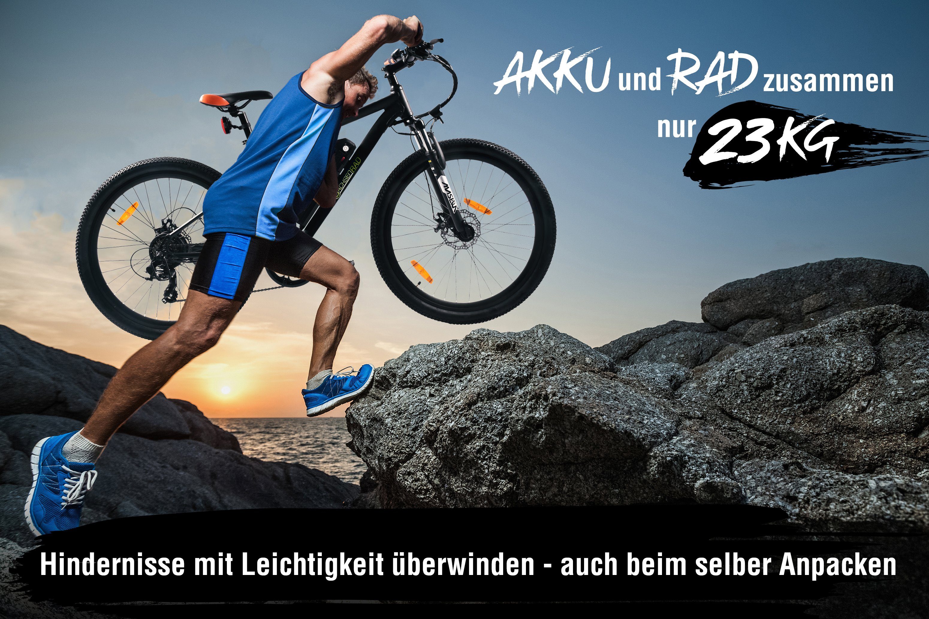 SachsenRAD E-Bike R6 Neo 29 „Excellent Design“ 7 Kettenschaltung, German Gang, Design 2022 Zoll, Product Award