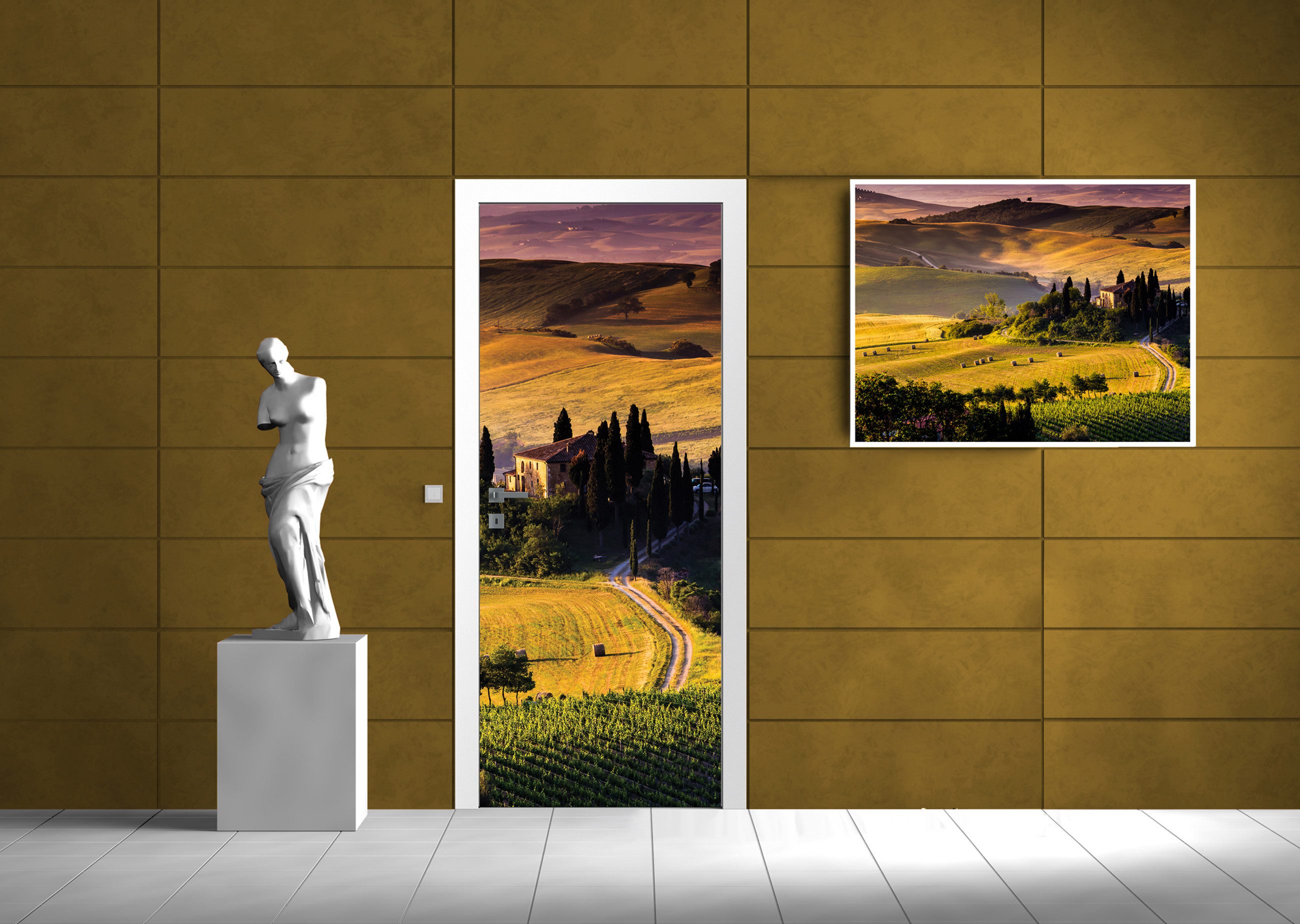 Wallarena Fototapete Tür Landschaft Vlies Tapete günstig online kaufen