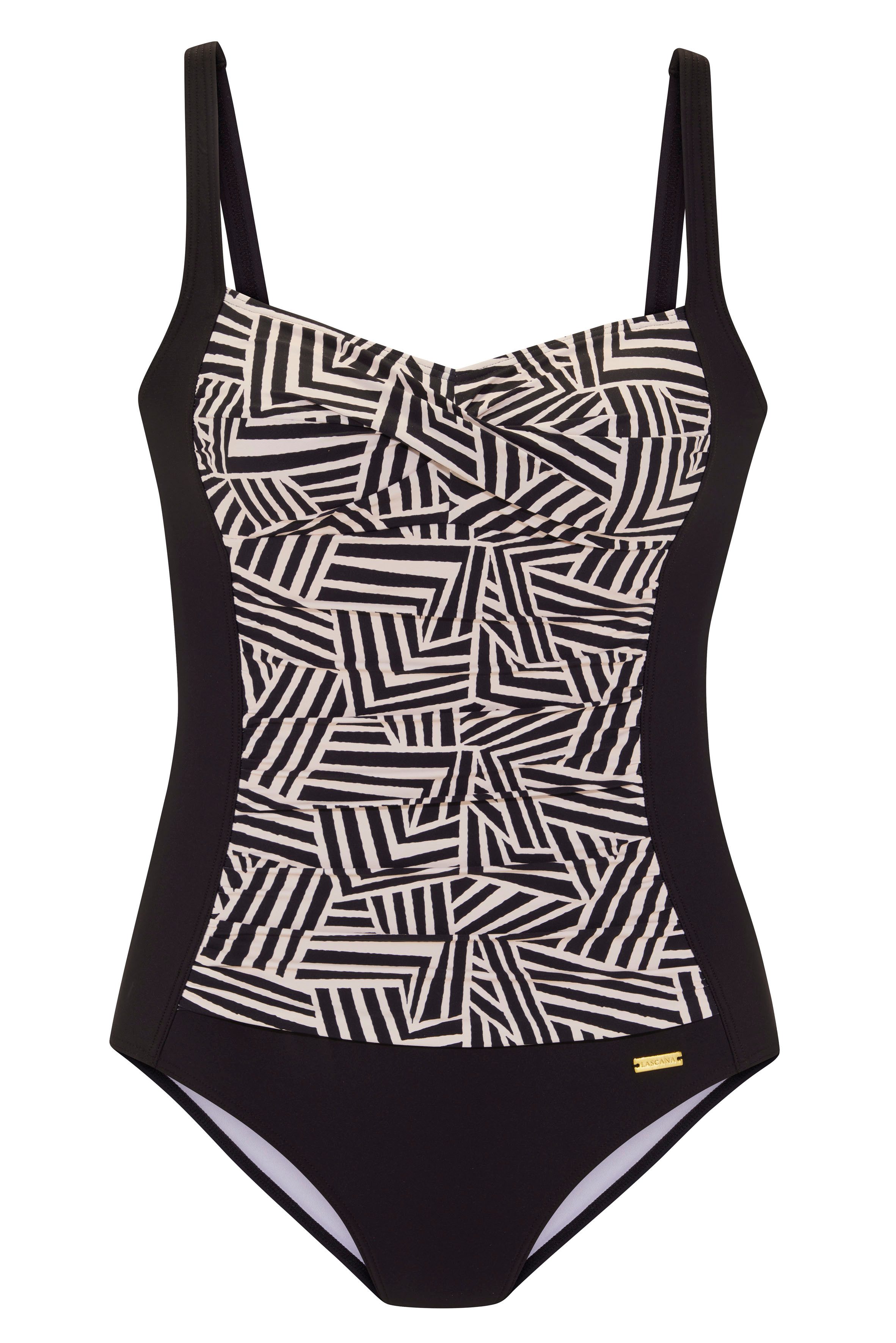 LASCANA Badeanzug Cleo Mit grafischem Muster günstig online kaufen