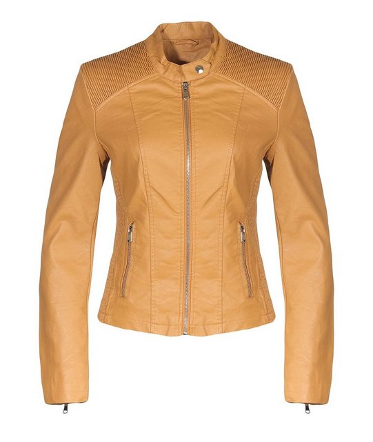 malito more than fashion Kurzoverall 5195 Bikerjacke Slimfit mit Steppung günstig online kaufen