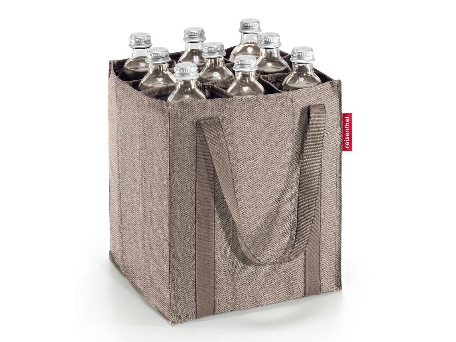 REISENTHEL® Tragetasche bottlebag herringbone mokka günstig online kaufen