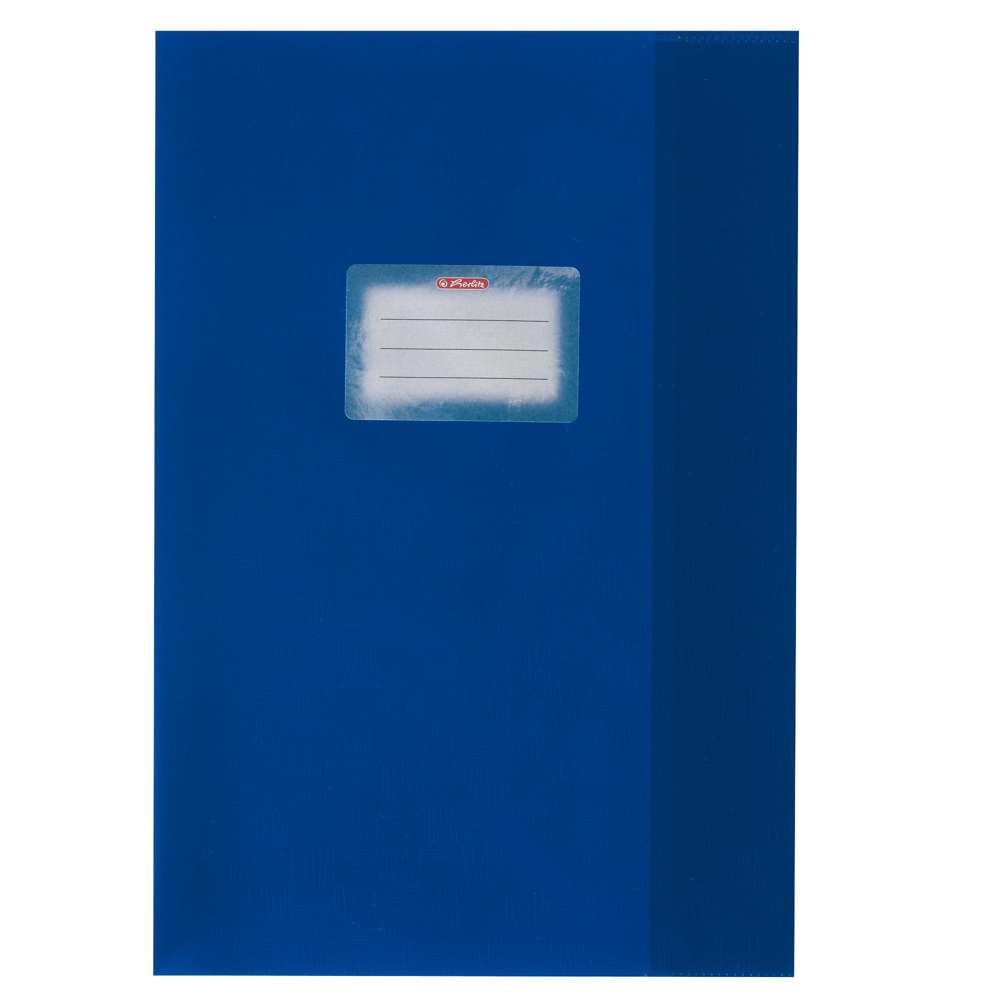 Herlitz Schulheft Herlitz Heftumschlag / Hefthülle DIN A4 / Baststruktur / Farbe: dunkel