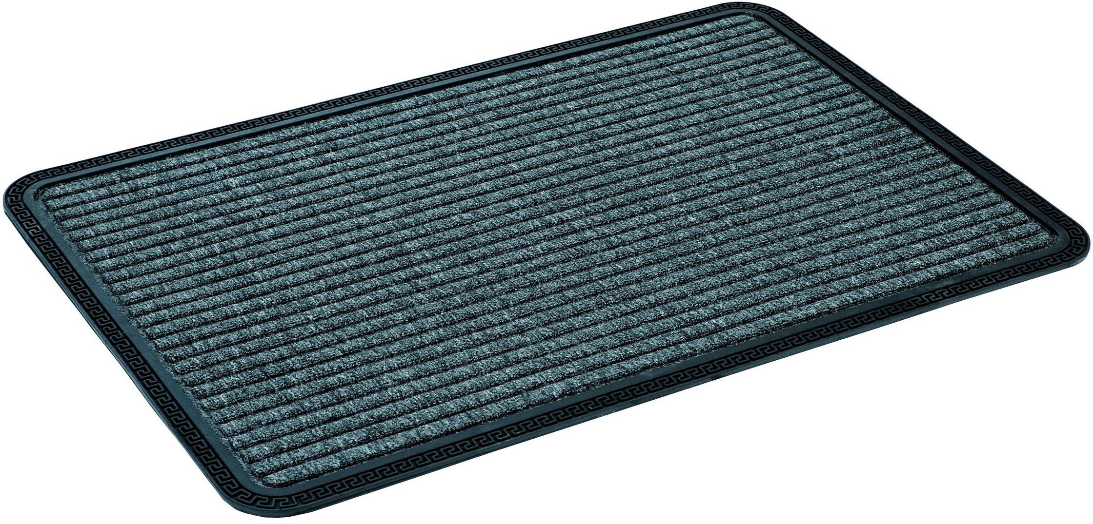 Astra Fußmatte Border Star ca. 40 cm x 60 cm Grau günstig online kaufen