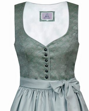 MarJo Dirndl 'Wanda' mit V-Ausschnitt 693375, Meergrün 70cm