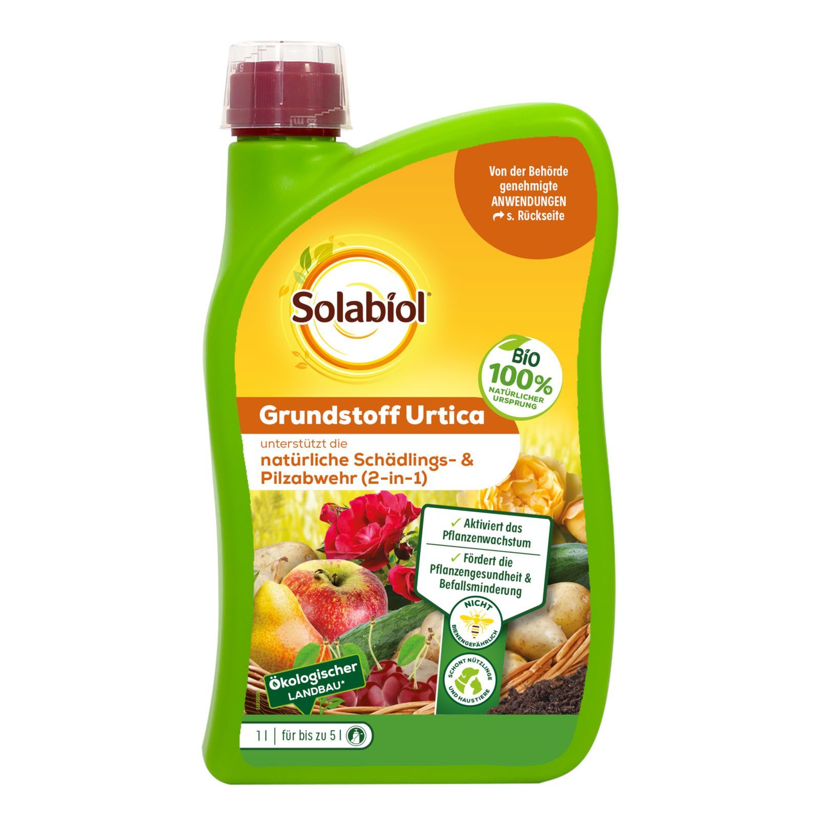 Solabiol Pflanzenstärkungsmittel Grundstoff Urtica Konzentrat - 1 Liter