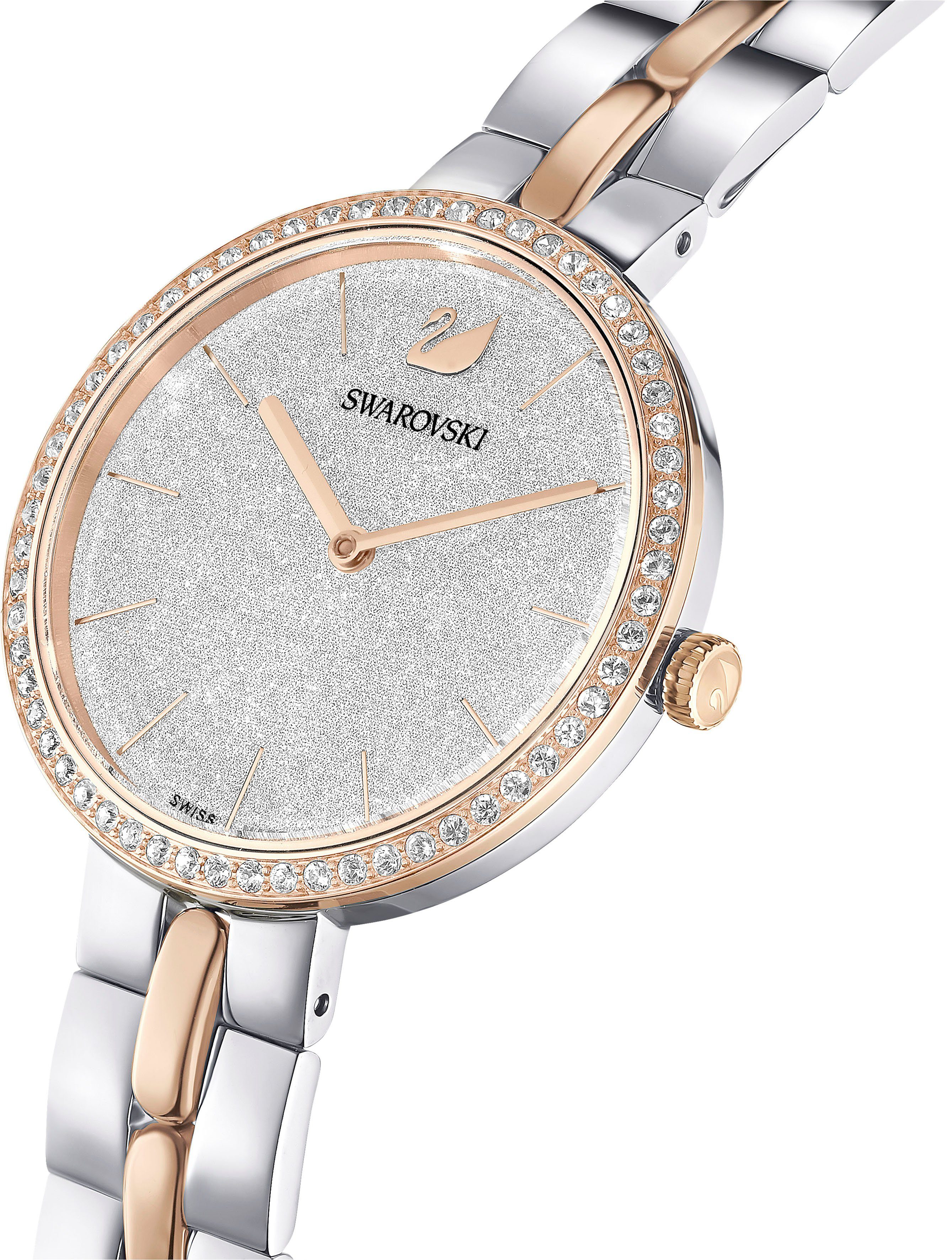 Swarovski Quarzuhr COSMOPOLITAN 5644081, Armbanduhr, Damenuhr, Swarovski-Kristalle, Swiss Made