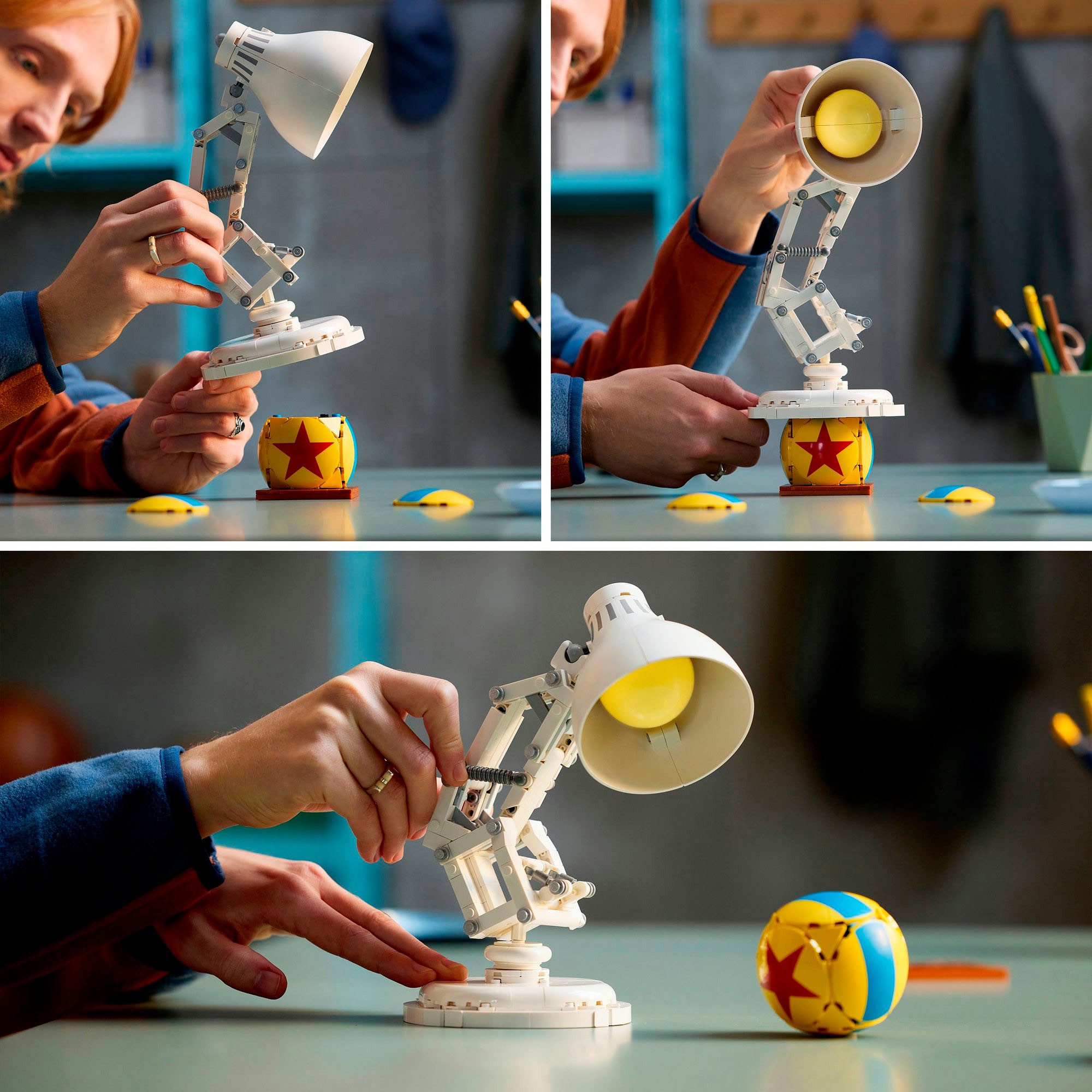 LEGO® Disney Pixar Luxo Jr. (21357), LEGO Ideas Konstruktionsspielsteine, (613 St), Made in Europe – Bild 5 von 5
