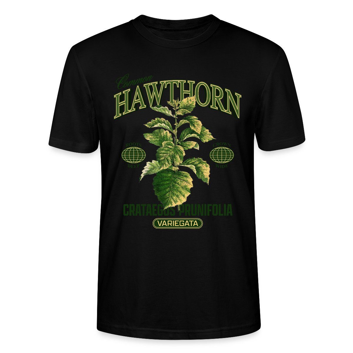T-Shirt Common Hawthorn Botanical Art Unisex Bio T-Shirt