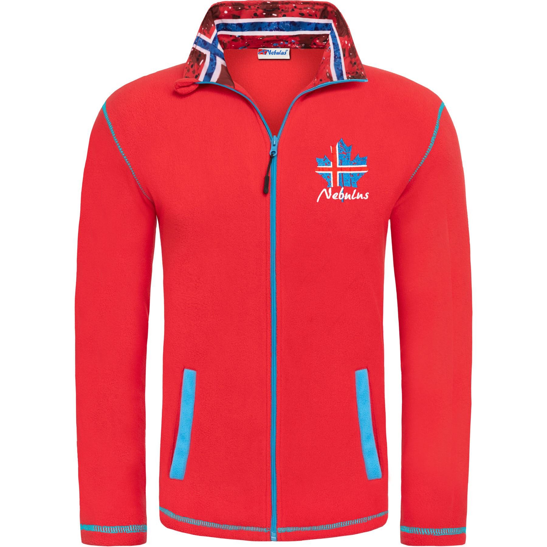 Nebulus Fleecejacke NEXT, P5462 - Herren, rot, M günstig online kaufen