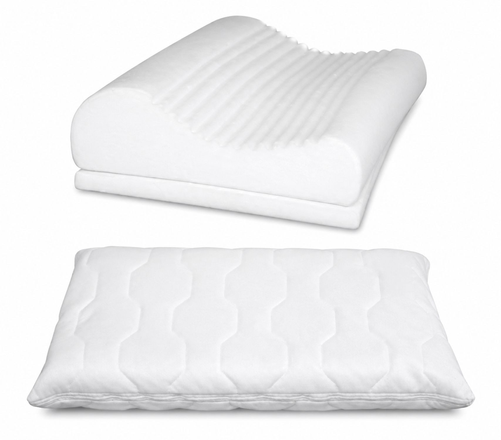 Garanta Nackenstützkissen Nackenstützkissen "Doppeltuch" für 40x80 cm Bezug mit Höhenverstellung, Füllung: 100% Polyurethan, Bezug: 100% Polyester, mit Höhenverstellung, made in Germany