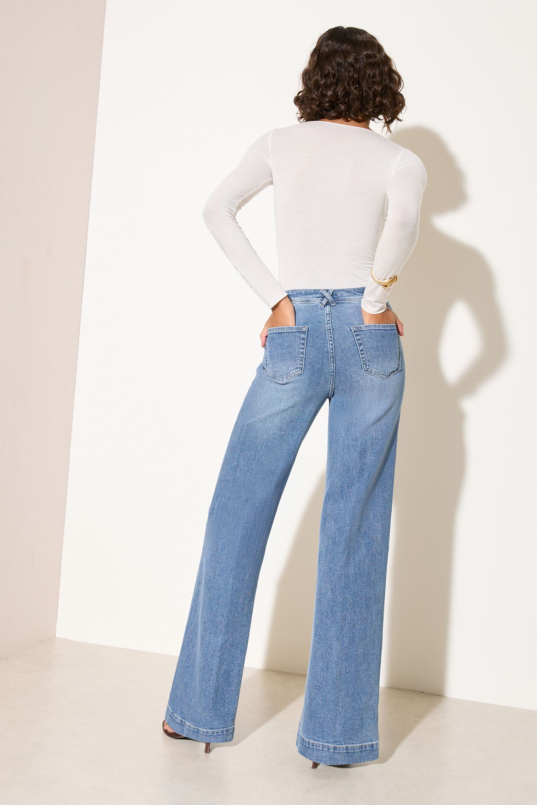 Friends Like These Weite Jeans Friends Like These Hose mit weitem Bein, Regular (1-tlg)