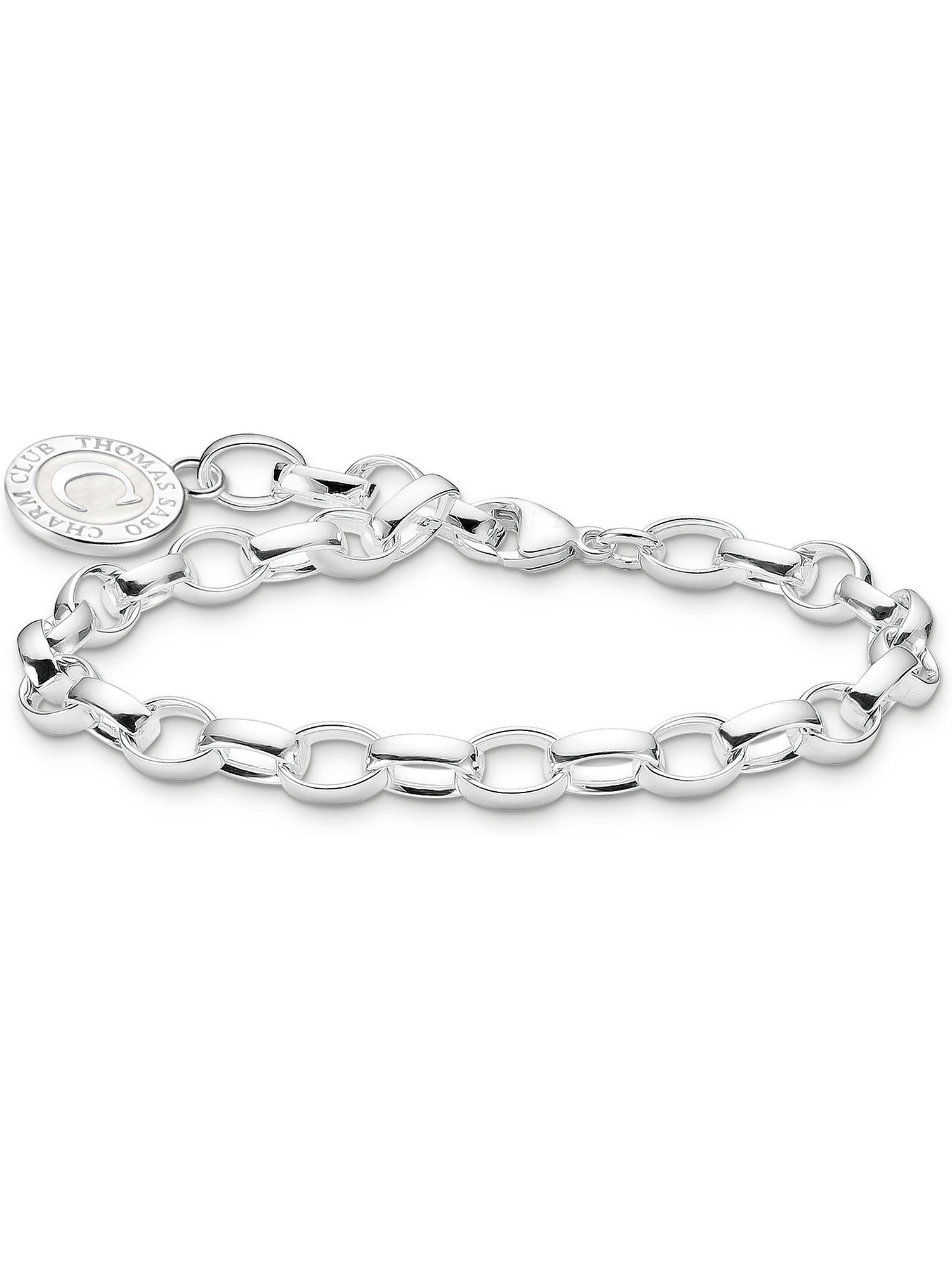 Silberarmband Thomas Sabo Damen-Armband 925er Silber, Emaille