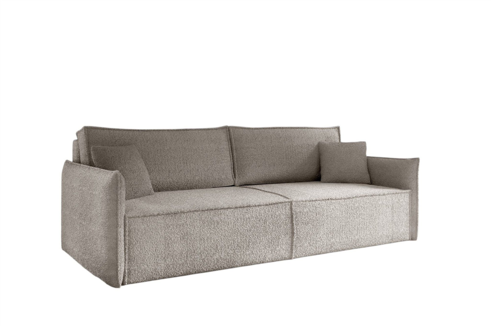 Fun Möbel 3-Sitzer Sofa LAGOS mit Schlaffunktion in Stoff Abriamo, inkl. Bettkasten, Rundumbezug