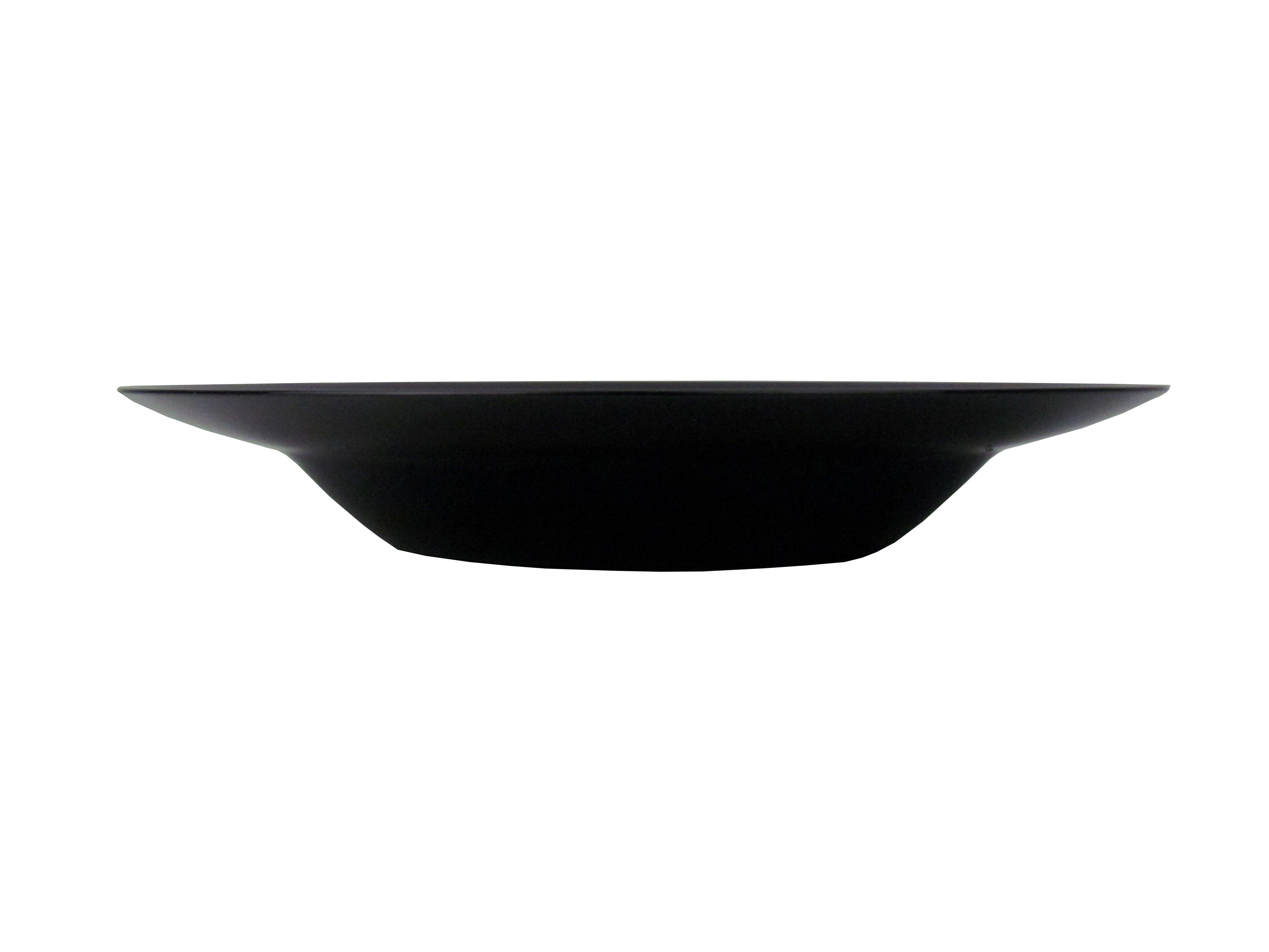 Opalglas, Ø 28,5cm, aus 28,5cm, Ø St), Pastateller Arcoroc Opalglas, Schwarz (2 Spülmaschinenfest