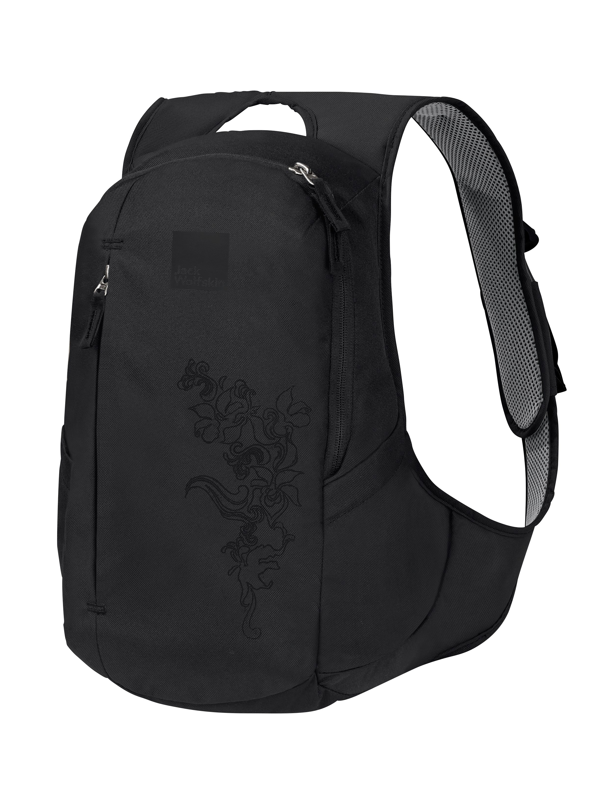 Jack Wolfskin Rucksack ANCONA, schlank geschnittener Tagesrucksack für Frauen black