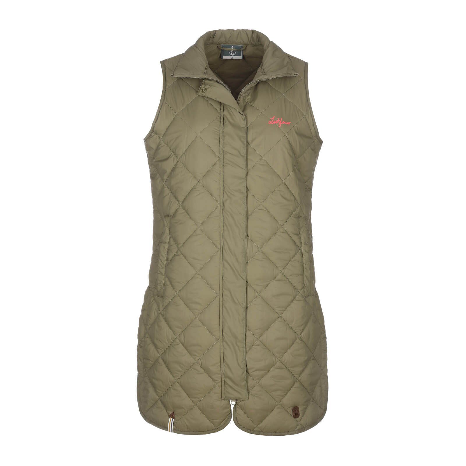 Leitfeuer Longweste Damen Steppweste lang mit Rautensteppung - Langweste mi günstig online kaufen