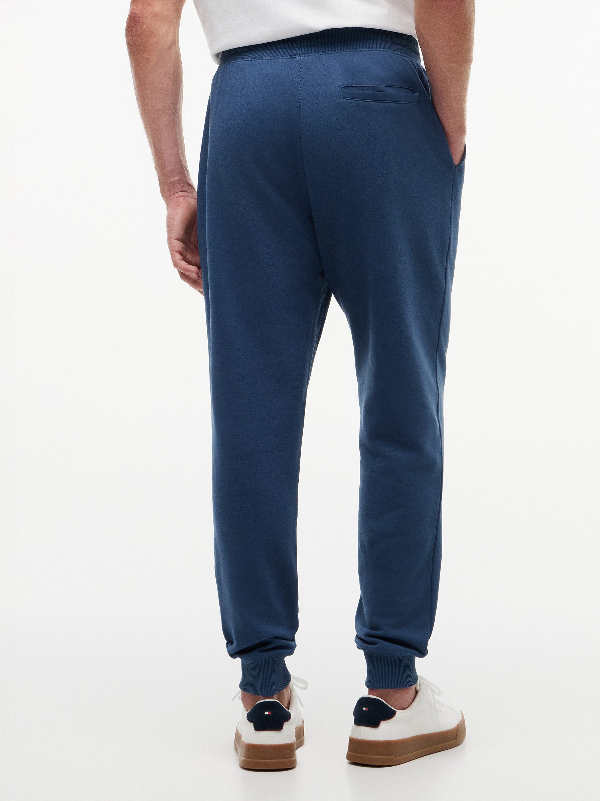 Tommy Hilfiger Jogginghose ESSENTIAL TERRY elastischer Bund, regular fit, Bündchen am Bein