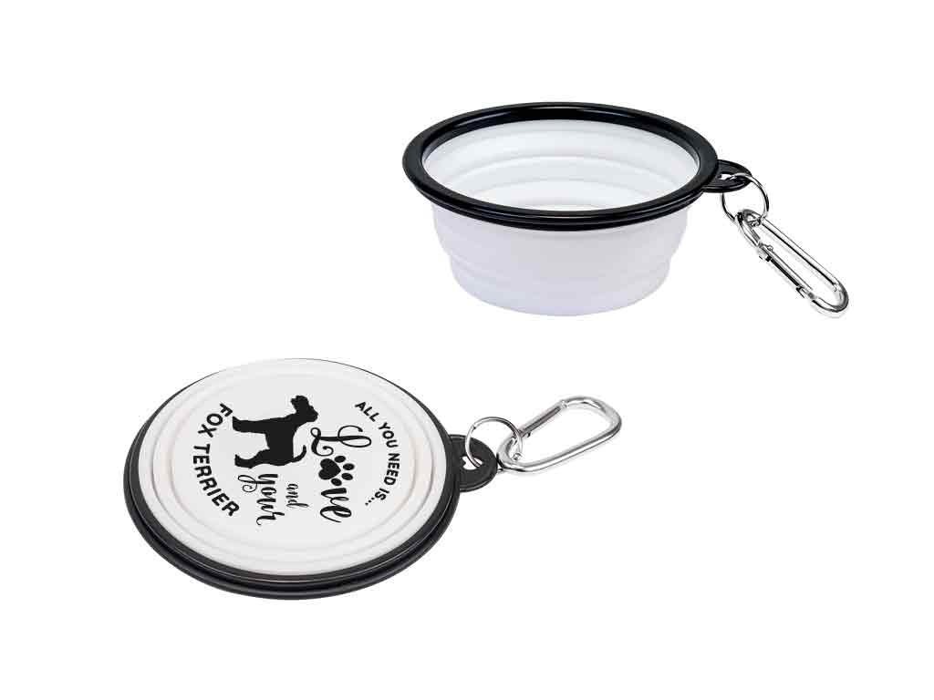 Thumbnail - bb Klostermann Reisenapf Hundenapf Fox Terrier, BPA-freies Silikon