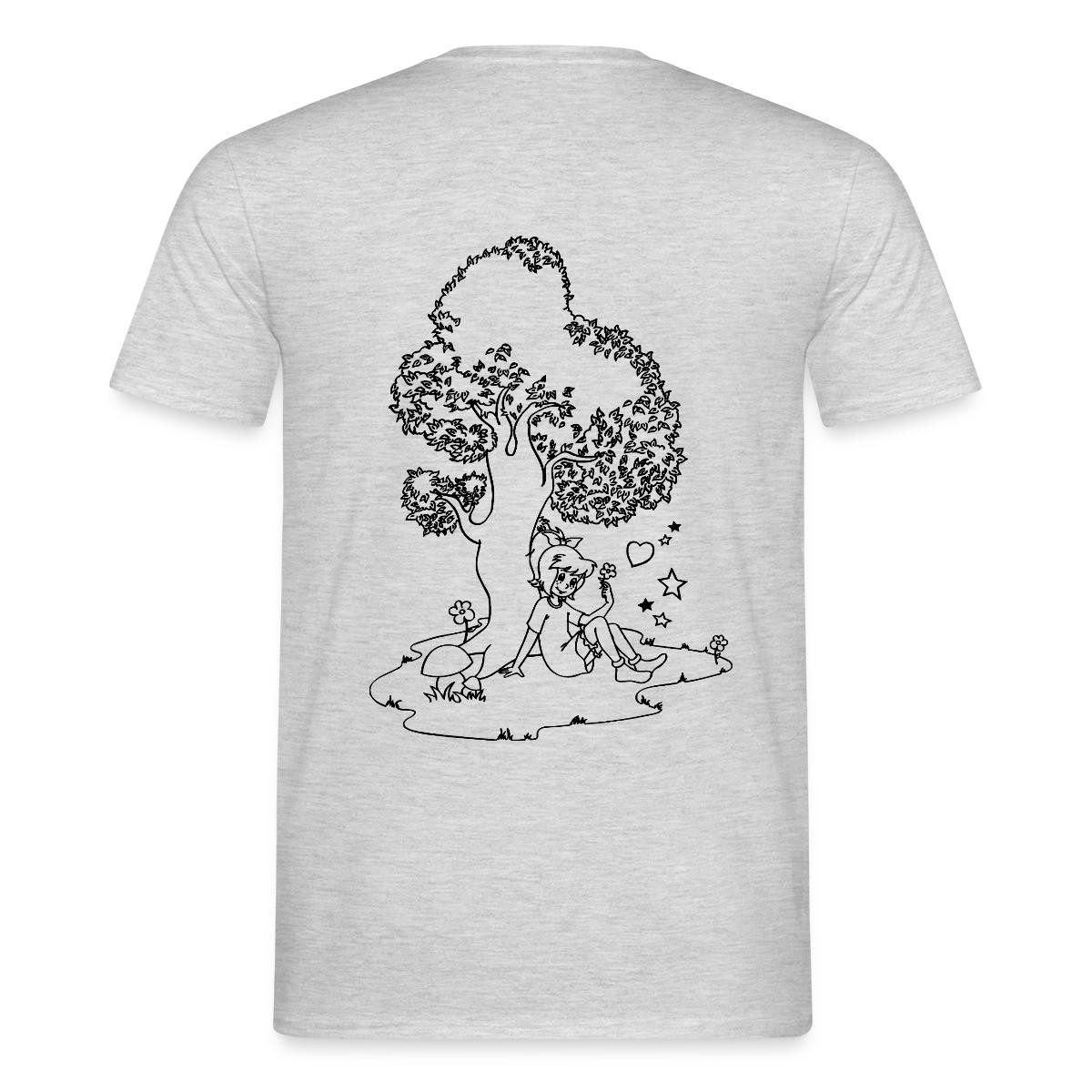 Spreadshirt T-Shirt Bibi Blocksberg Mit Bibi Und Großem Baum Männer T-Shirt (1-tlg)