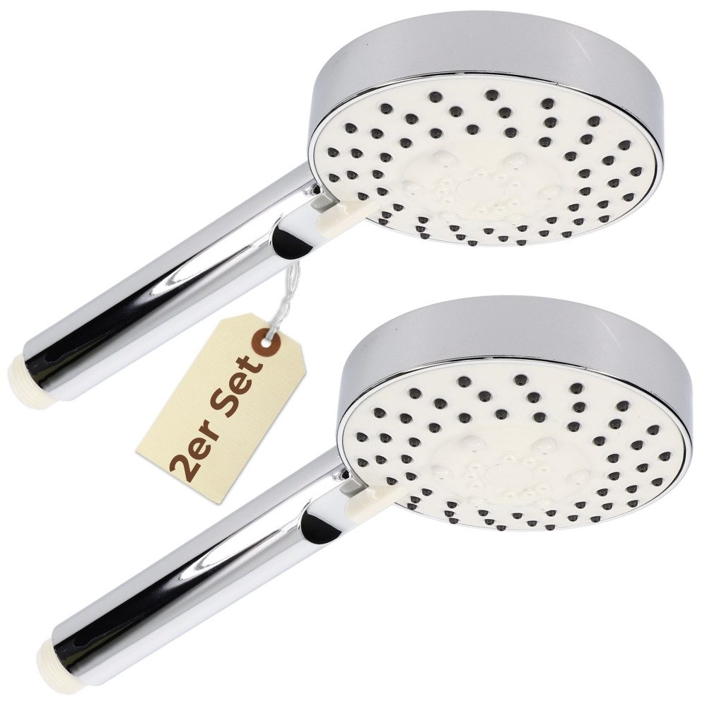 Handbrause 2x Duschkopf Wassersparend 3 Funktion Duschbrause Handbrause Dusche