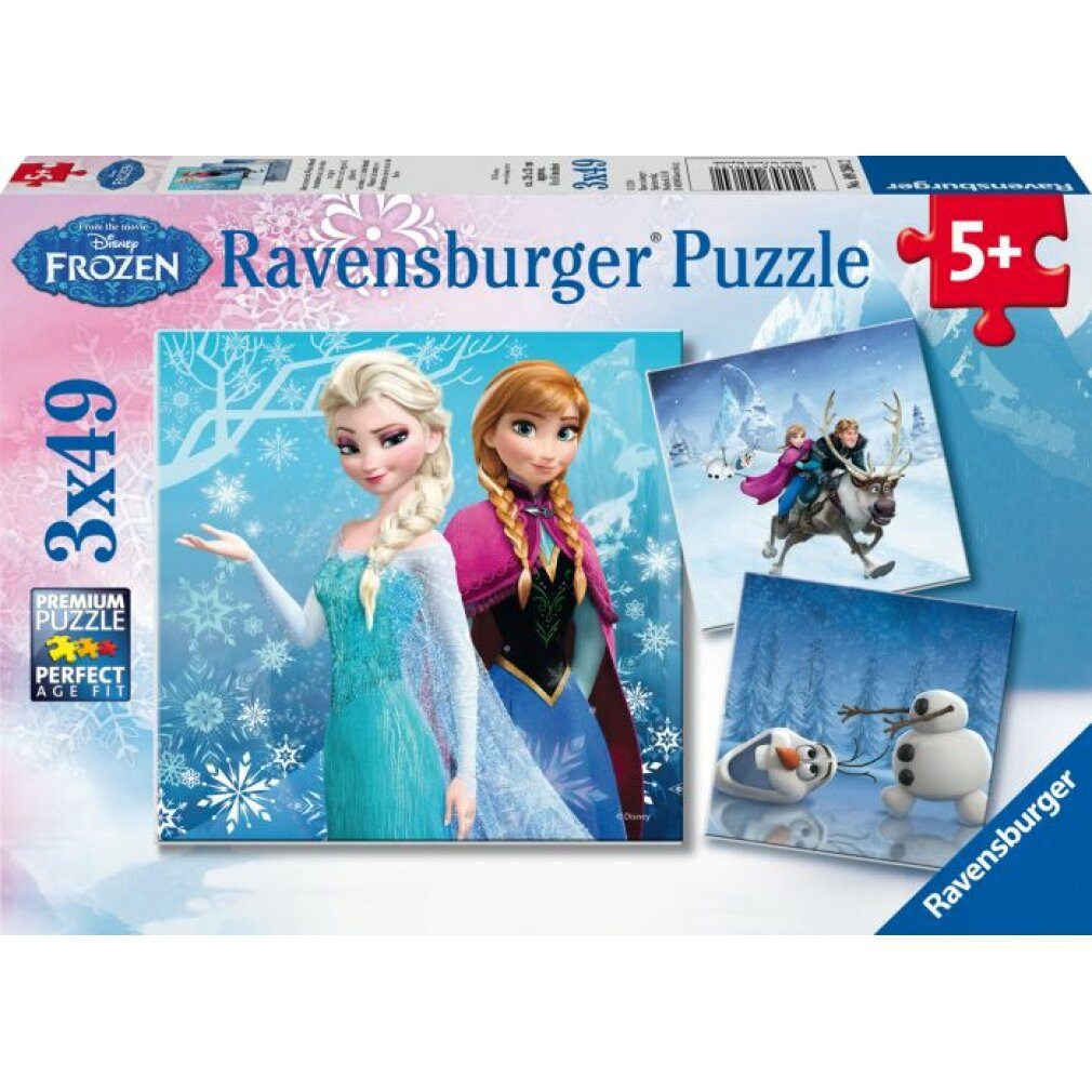 Ravensburger Puzzle Pz. FRO Abenteuer im Winterland 3x49T, Puzzleteile günstig online kaufen