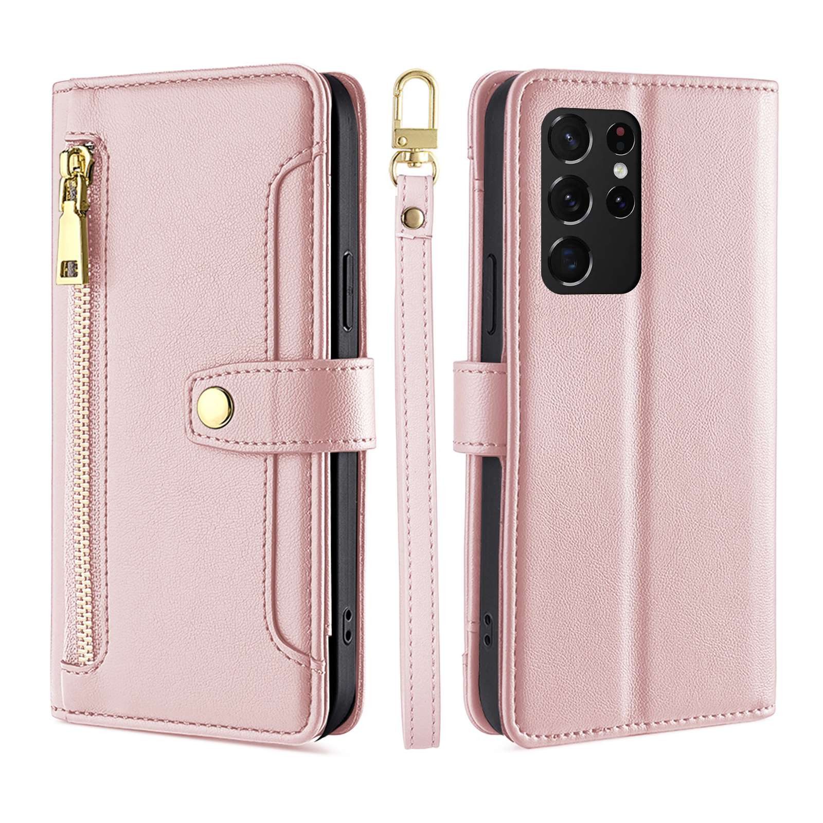 betterfon Handykette für Samsung Galaxy Leder Umhänge Hülle mit Kartenfächer, Hände frei – mit Silikonhülle & Schnur für flexiblen Alltag – Bild 4 von 5