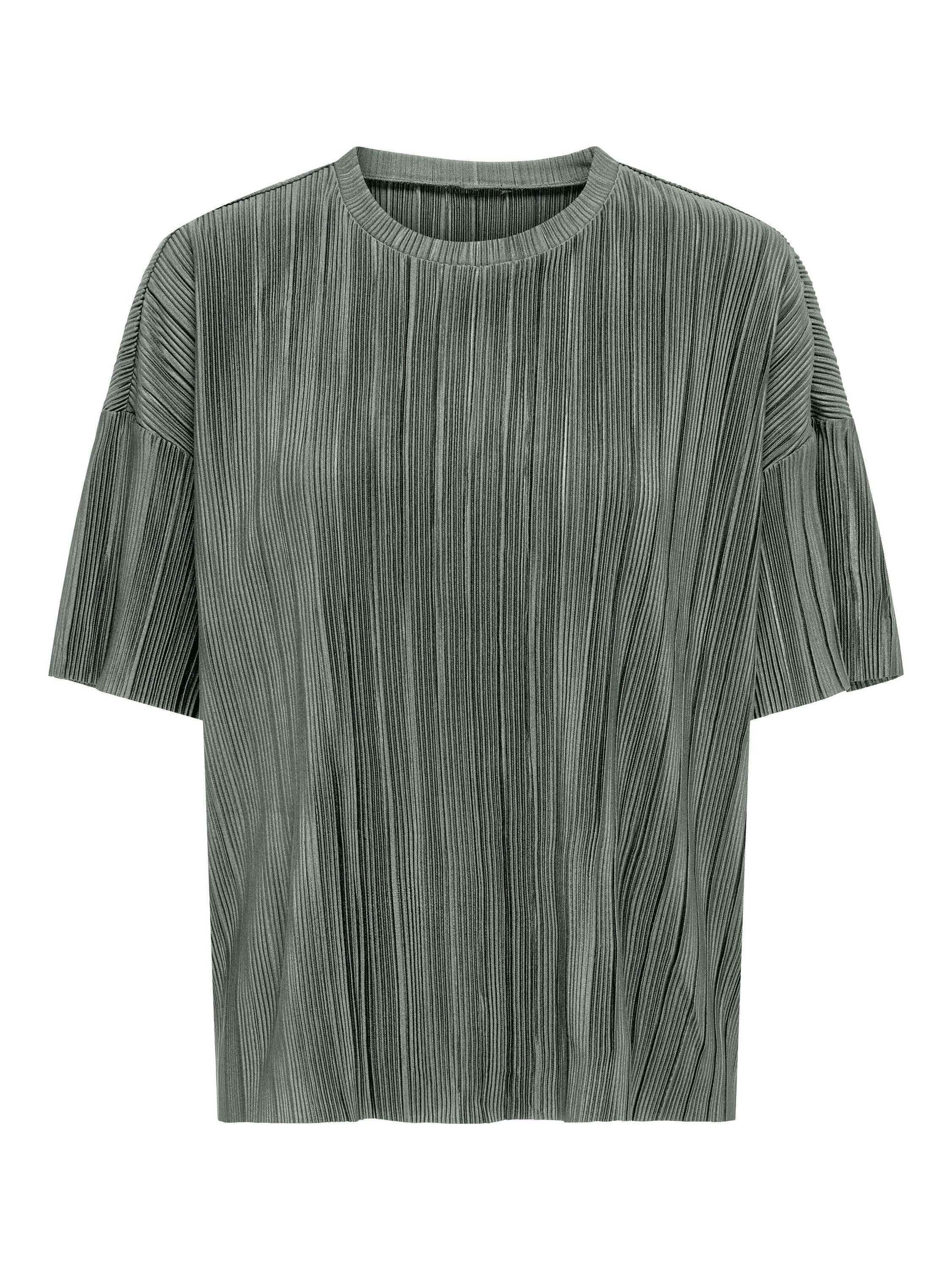 ONLY Rundhalsshirt ONLRavenna (1-tlg) Plissee – Bild 4 von 4