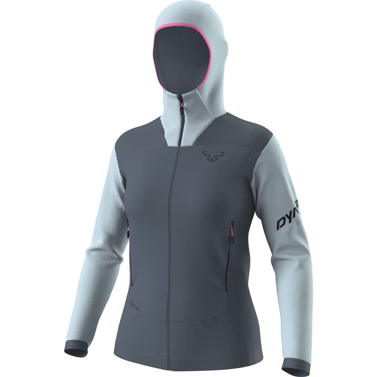 Dynafit Skijacke Tigard Polartec® Hooded Jacket W Diese vielseitige Fleecejacke aus warmem und komfortablem Polartec®