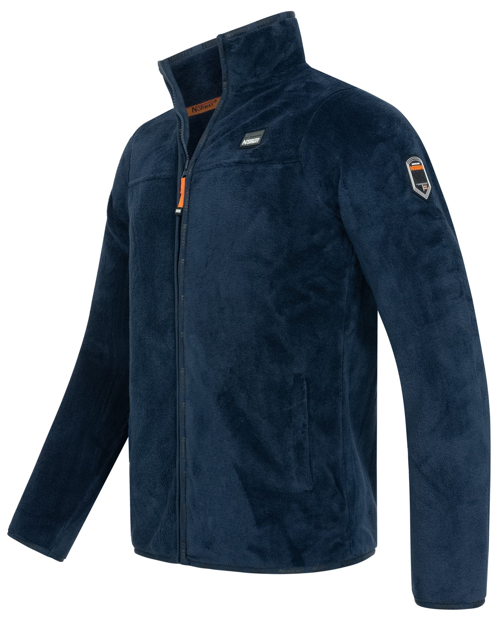 Geographical Norway Fleecejacke Herren Teddy Fleece Jacke Warm Herbst Frühling Übergangs Jacke