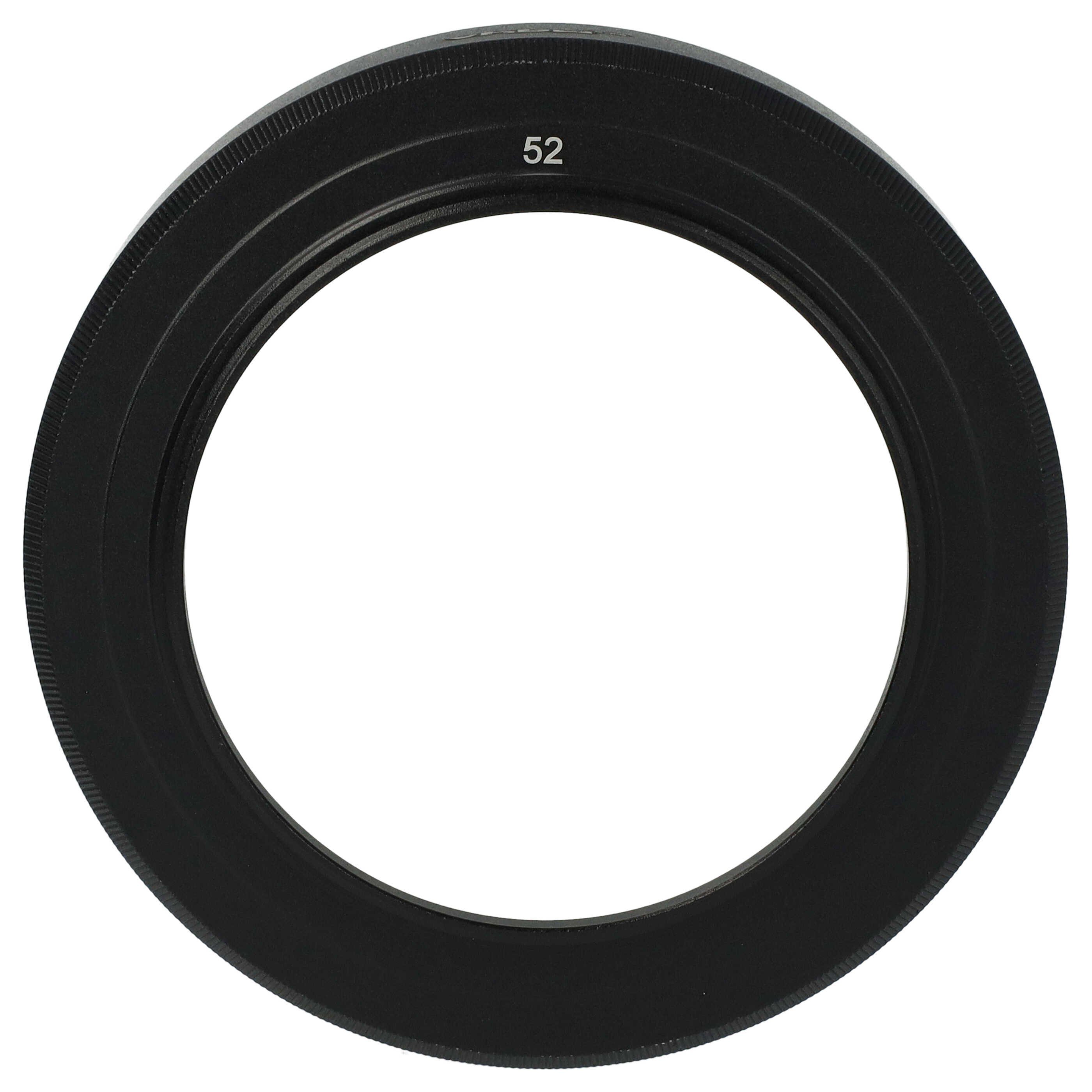 vhbw für Kamera Objektivzubehör (Sonnenlichtblende für Objektive mit 52mm Innengewindedurchmesser)
