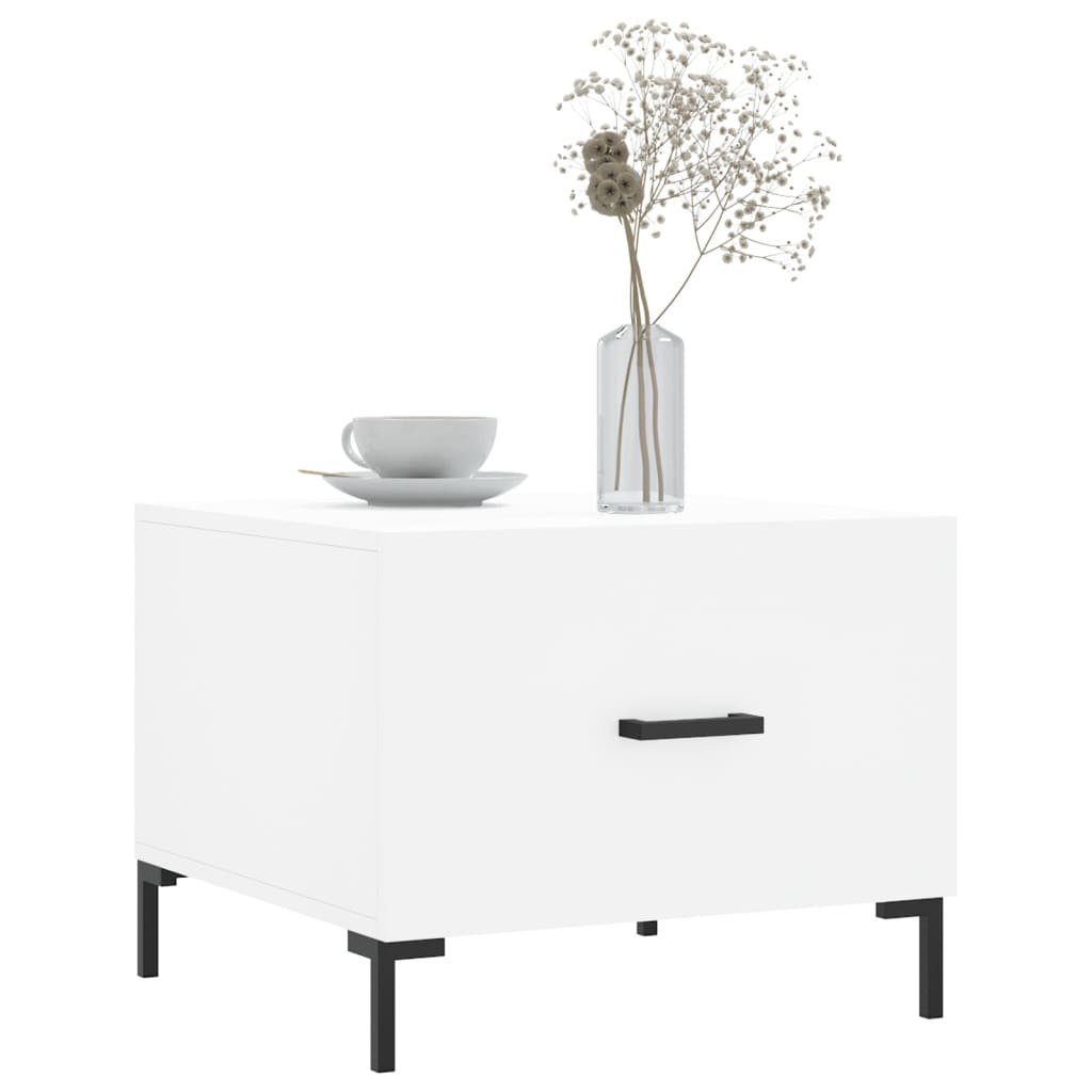 vidaXL Couchtisch Couchtisch Weiß 50x50x40 cm günstig online kaufen