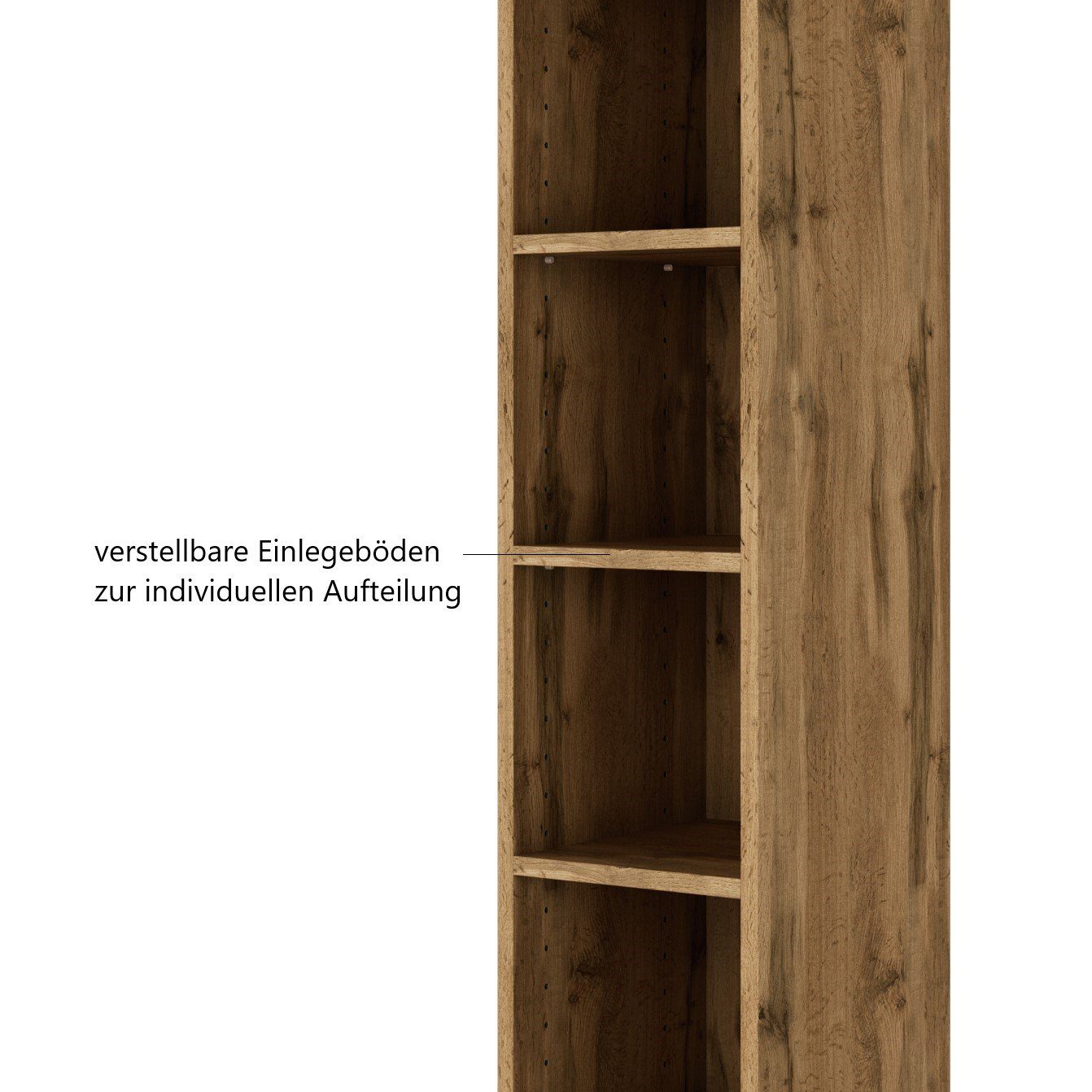 HELD MÖBEL Seitenregal 25 x 180 x 35 cm (B/H/T)