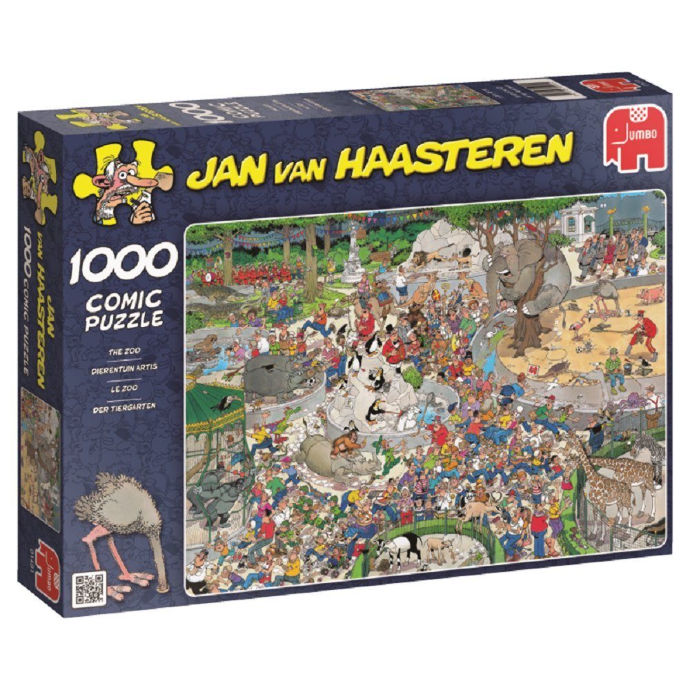 Jan van Haasteren Puzzle Jumbo 01491 Jan van Haasteren Im Zoo 1000 Teile Puzzle, 1000 Puzzleteile