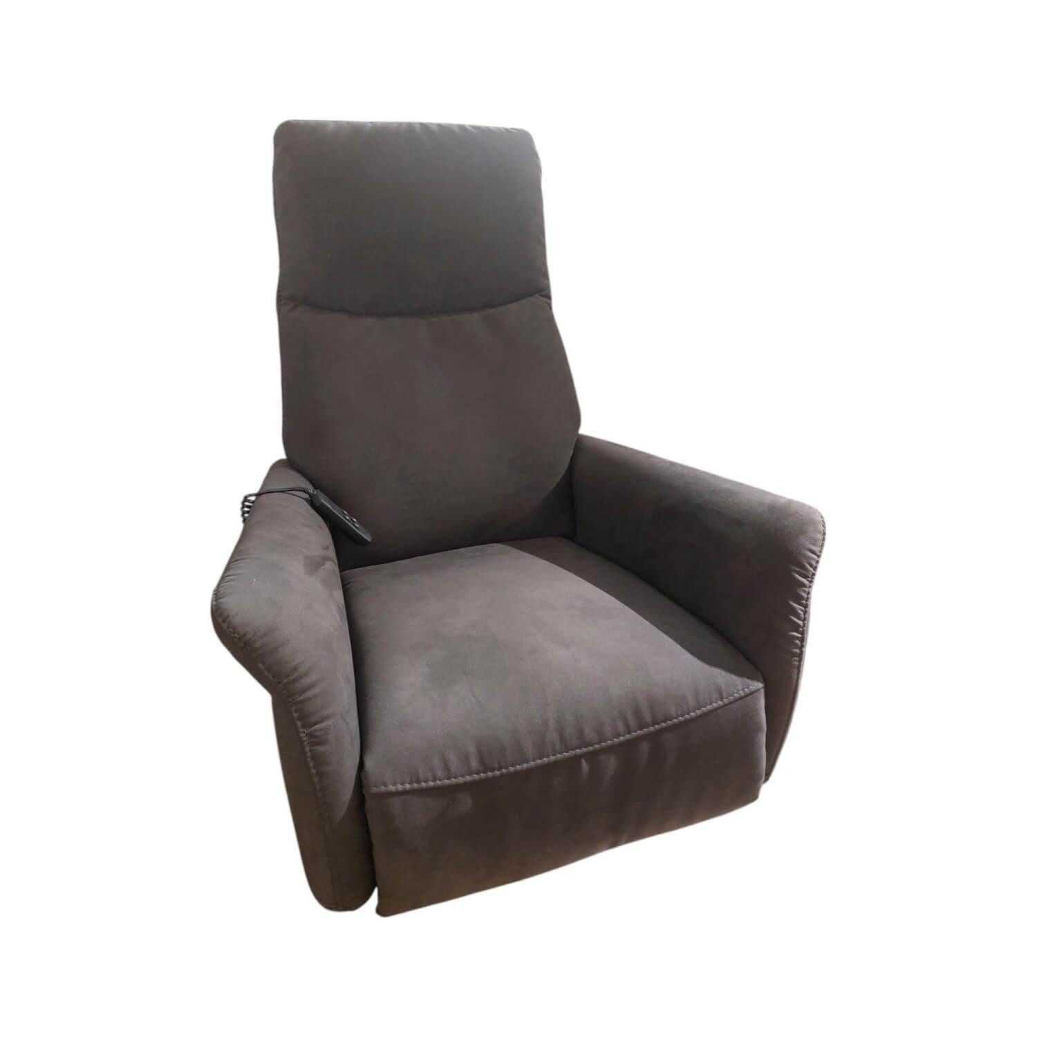 himolla Relaxsessel Sessel 9061 Stoff Belvetara 33 Asphalt Grau Tellerfuß Anthrazit