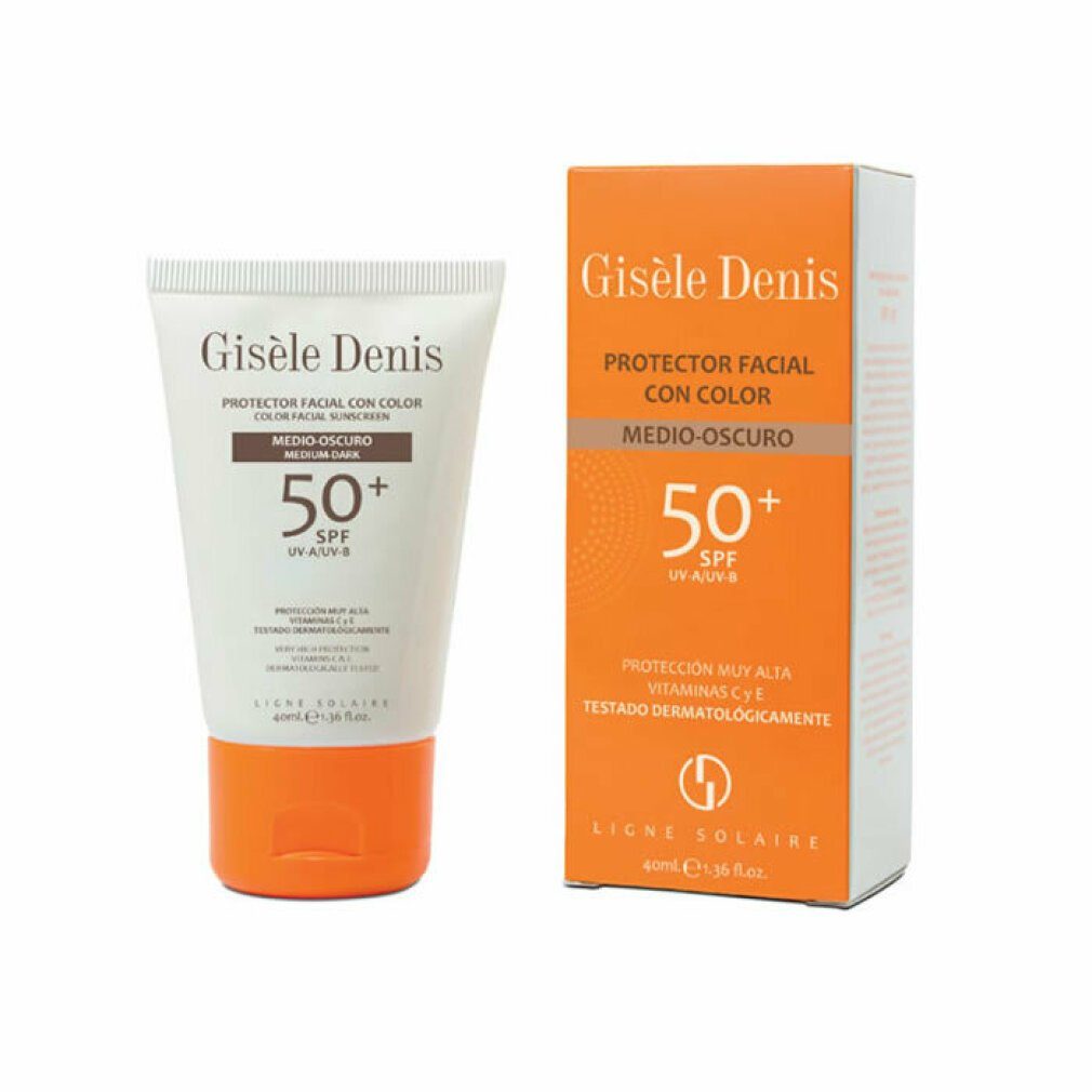 Sonnenschutzcreme Gisèle Denis Color Facial Sunscreen Spf50+ Medium/Dark 40ml