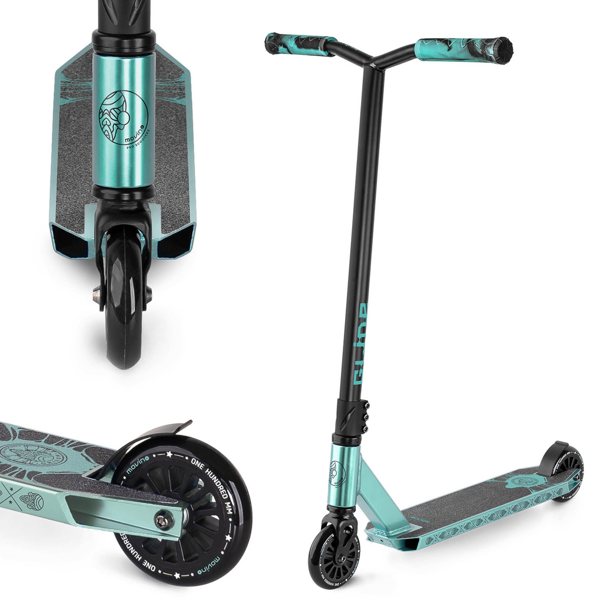 Movino Stuntscooter MOVINO GLIDE Skatepark leicht 3,3kg ABEC-9 IHC