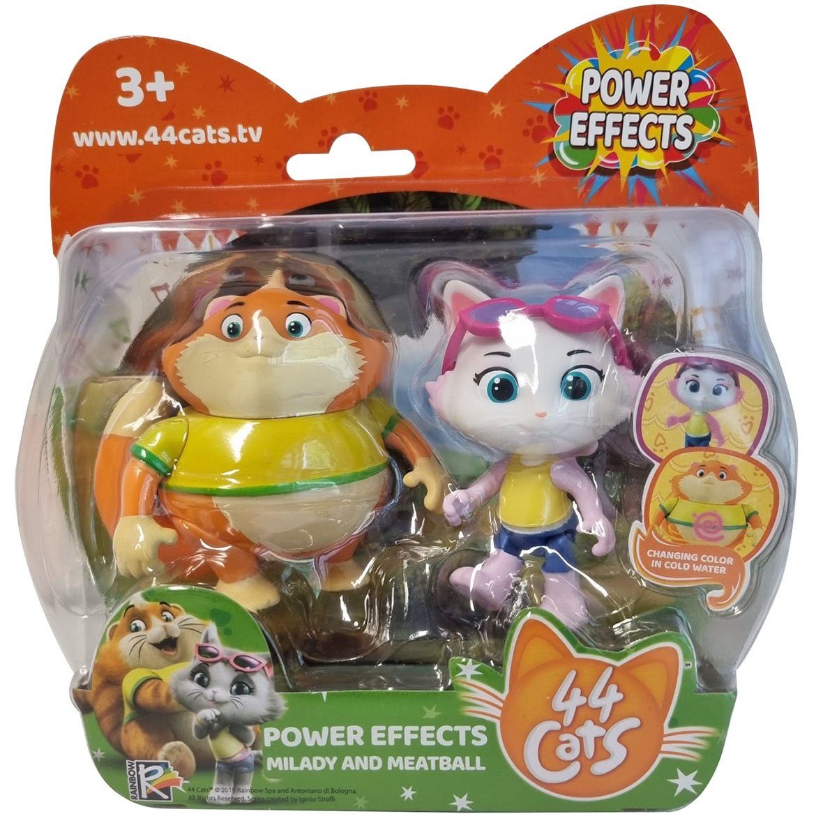 Spielfigur Smoby 180137 44 Cats 2er Pack Katzen Figuren Milady und Metty mit Effe